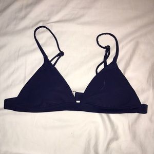 Blue zaful bikini top